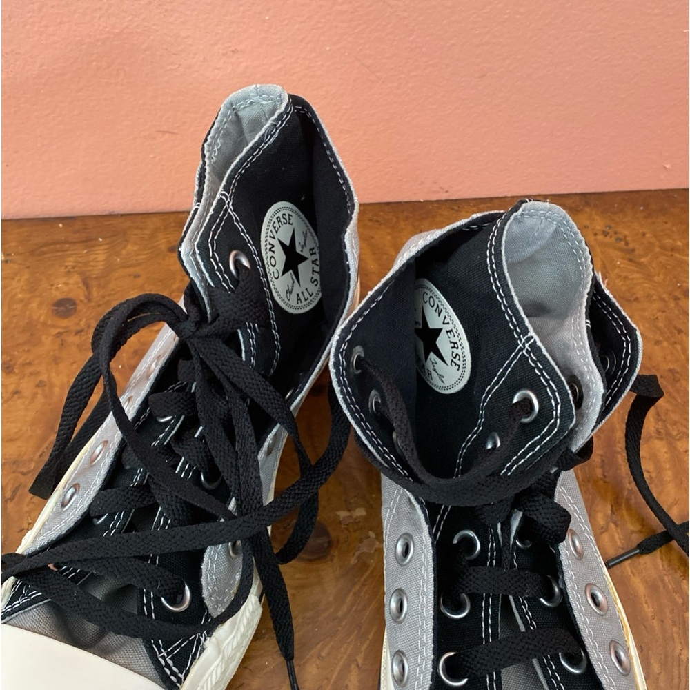 Converse Women Shoes Size 8 All Star chuck Taylor Double Upper Sneakers - Picture 6 of 16